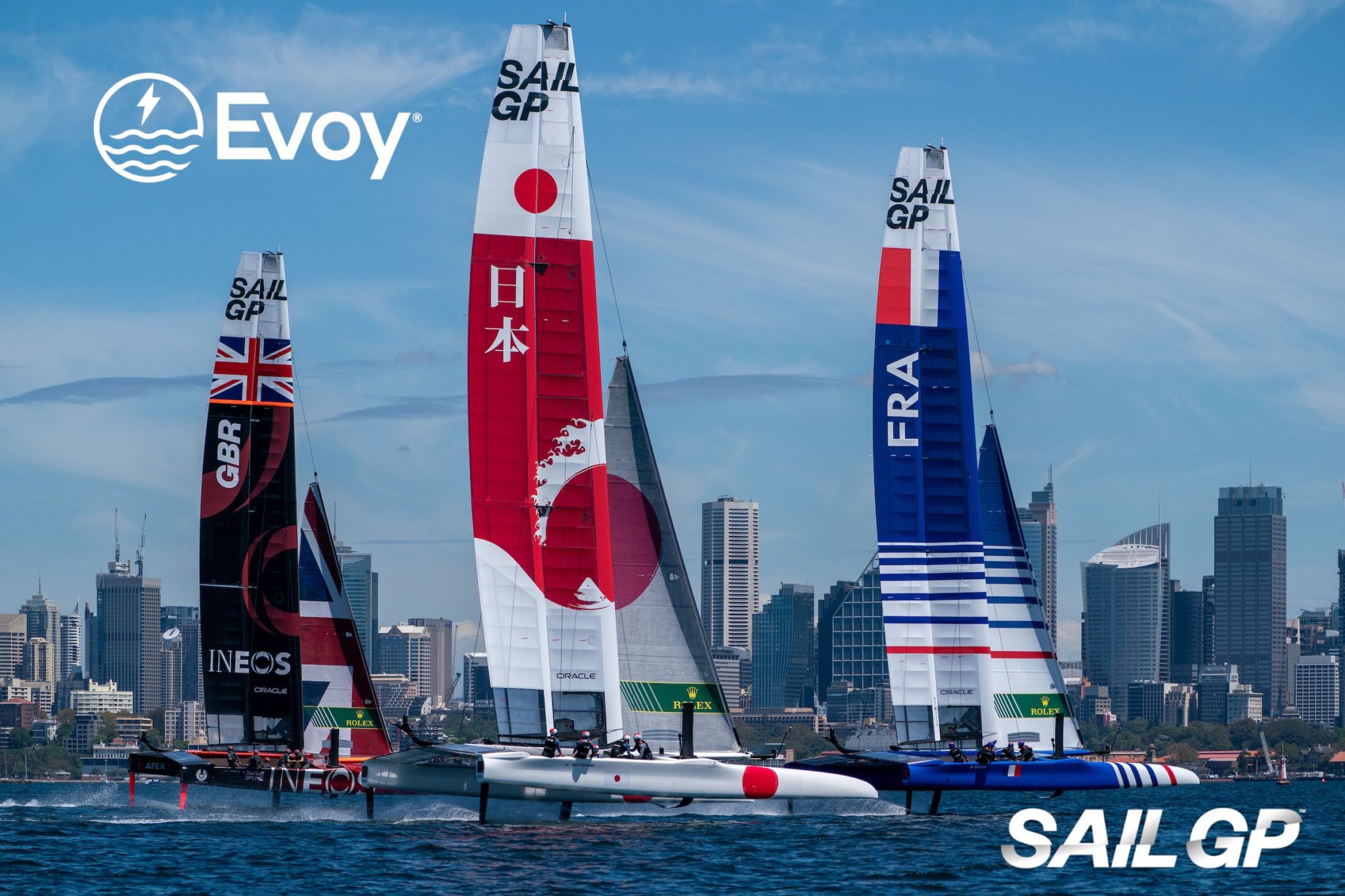 SailGP and Evoy joining forces for the Climate! Evoy