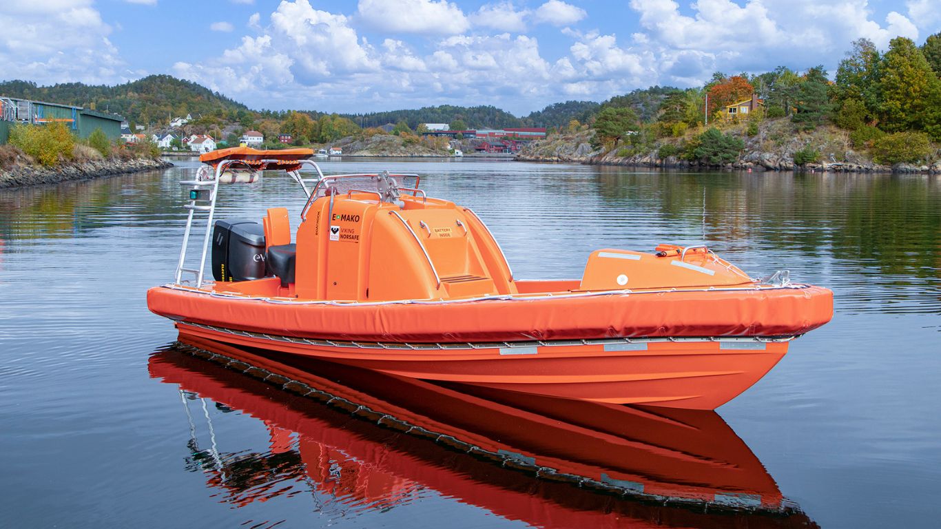 Viking Norsafe E-Mako 655 electric rescue boat