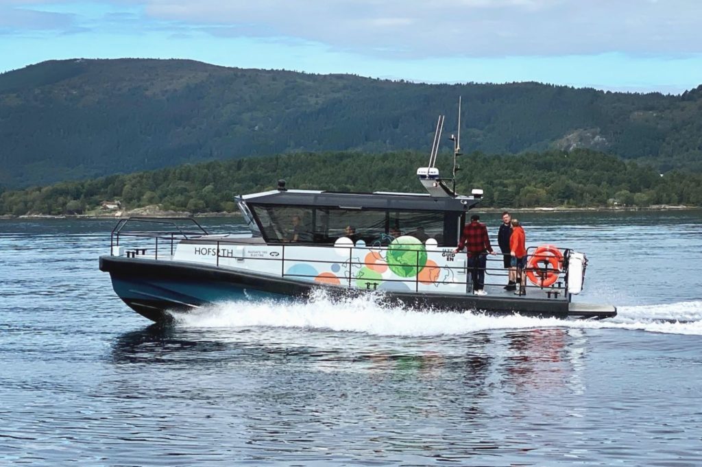 Electric Maritime Partner passenger boat Powered by Evoy 400hp inboard