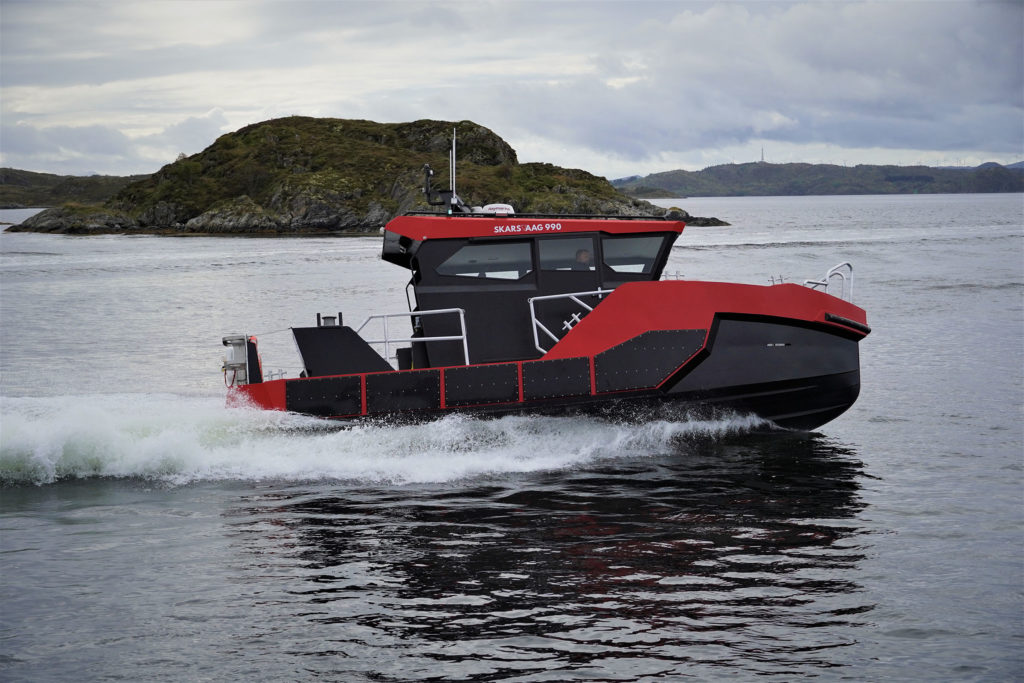 Skaarsvaag electric boat Powered by Evoy