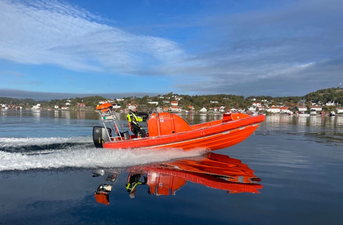 Viking Norsafe Rescue Boat powered by Evoy electric boat motor systems