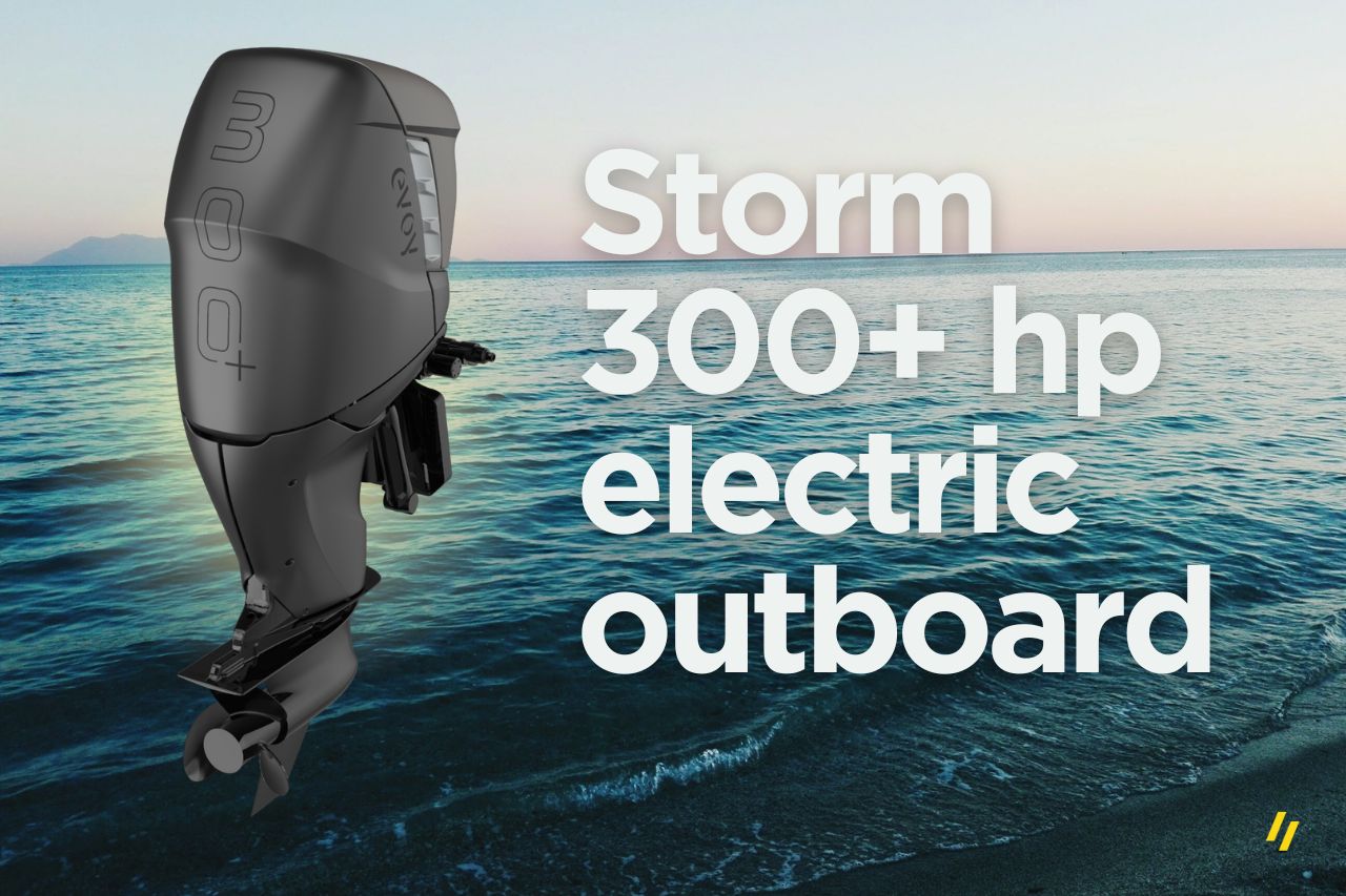 Evoy Storm 300 hp electric outboard motor