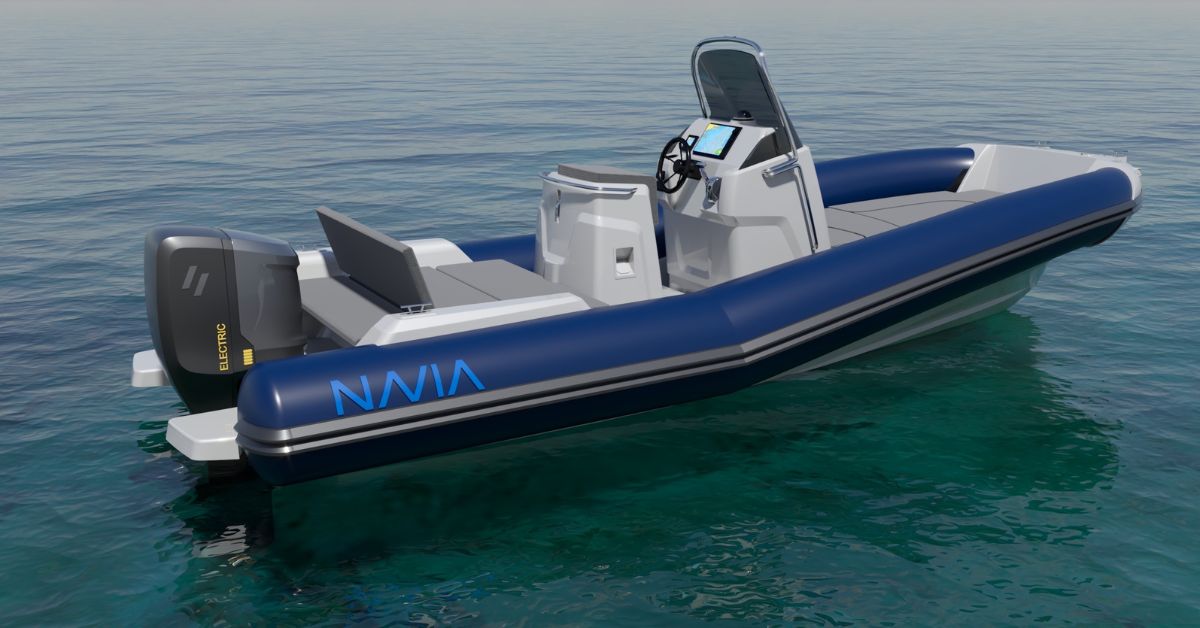 Navia Electric Yachts Powered by Evoy Electric 120 hp outboard