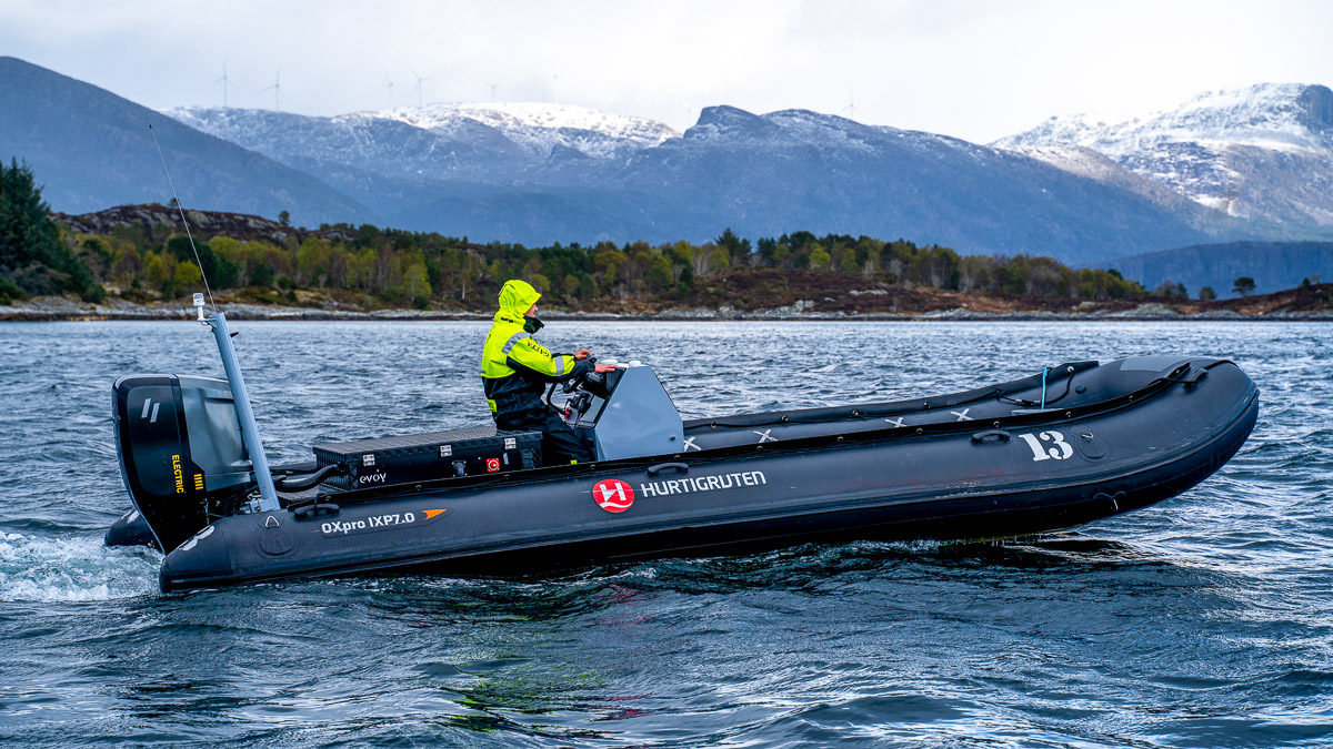 Hurtigruten electric tender Powered by Evoy