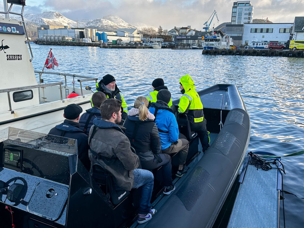 Evoy day sea trials with electric Raven Rib boat